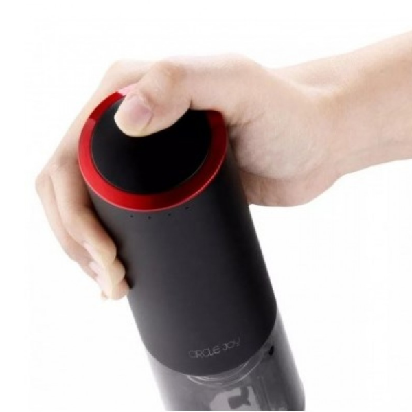 Штопор электрический Circle Joy Touch Automatic Wine Bottle Opener, черный/красный